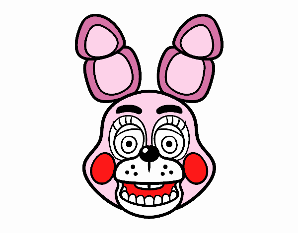 Cara de Toy Bonnie de Five Nights at Freddy's