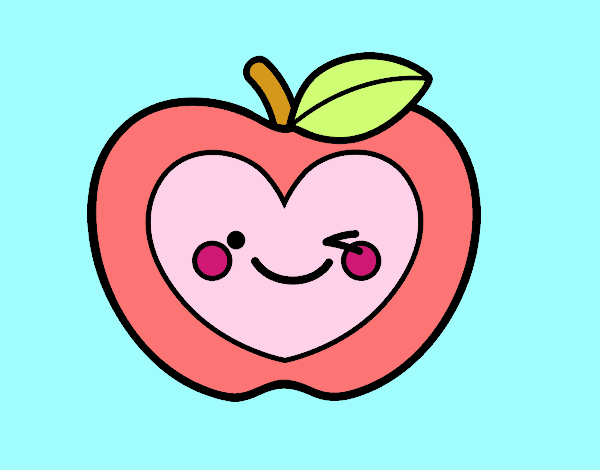 Manzana corazón