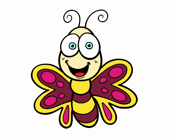 Mariposa sonriente