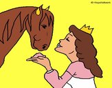 Princesa y caballo