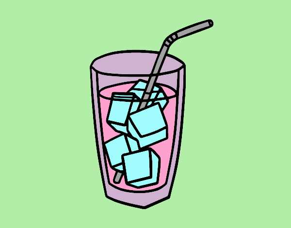 Un vaso de refresco