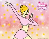 Barbie en postura de ballet