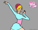 Barbie en postura de ballet