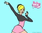 Barbie en postura de ballet