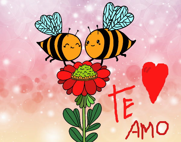 Pareja de abejas