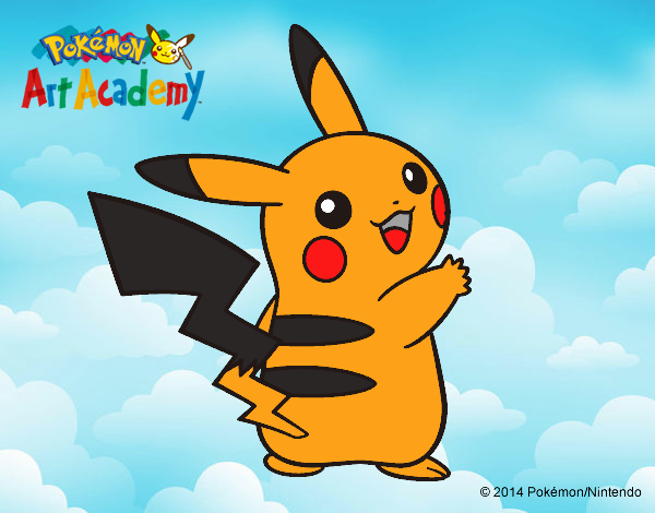 Pikachu de espaldas