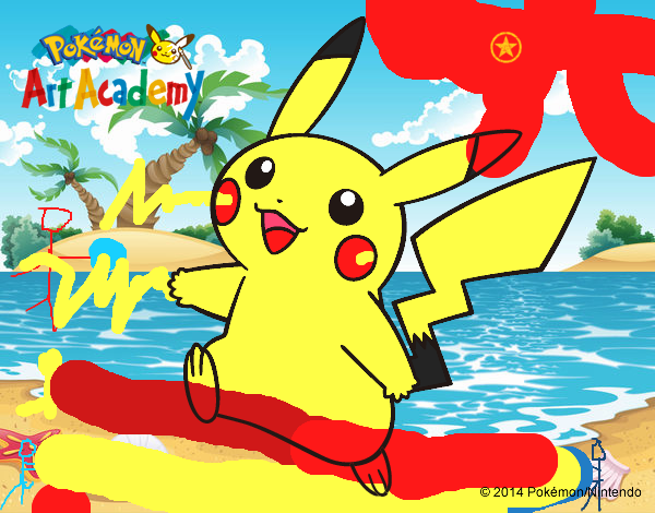 Pikachu en Pokémon Art Academy