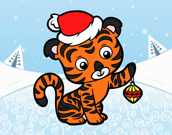 Tigre navideño