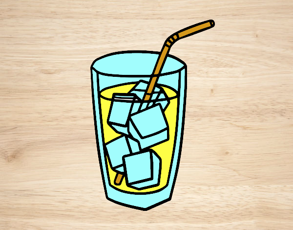 Un vaso de refresco