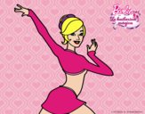 Barbie en postura de ballet