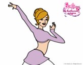 Barbie en postura de ballet