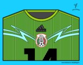 Camiseta del mundial de fútbol 2014 de México