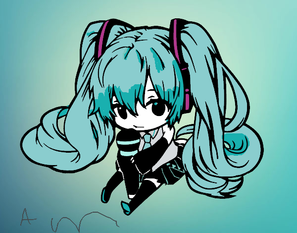 Miku Chibi vocaloid