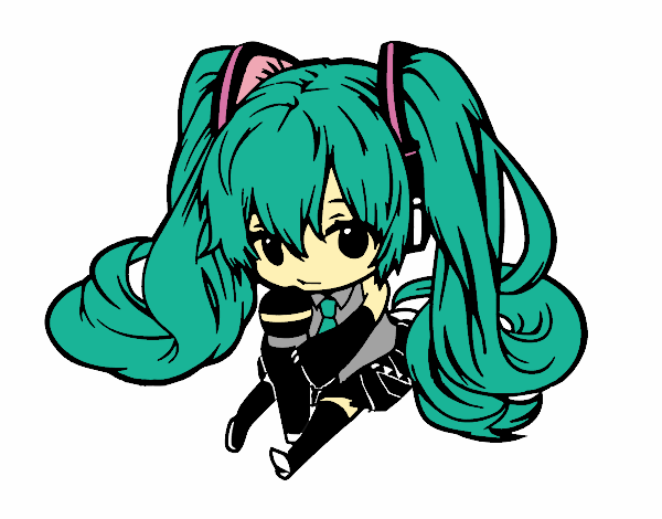 Miku Chibi vocaloid