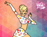 Barbie en postura de ballet