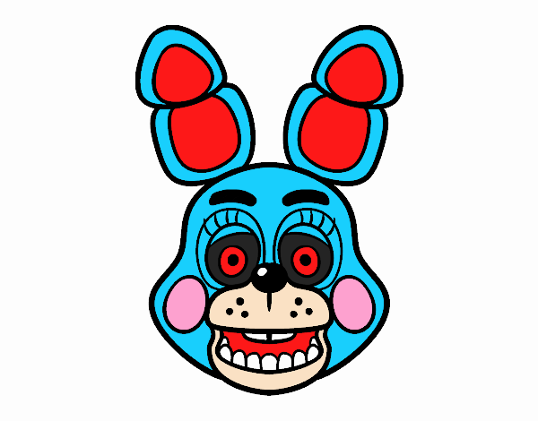 Cara de Toy Bonnie de Five Nights at Freddy's