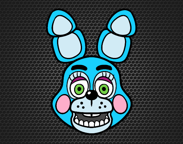 Cara de Toy Bonnie de Five Nights at Freddy's