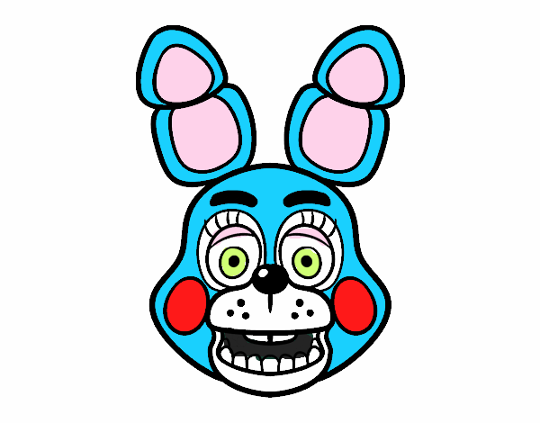 Cara de Toy Bonnie de Five Nights at Freddy's