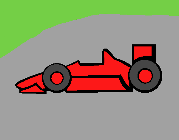 coche de formula 1 rojo