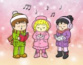 Cantantes navideños