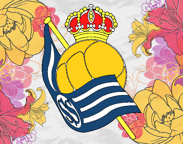 Escudo de la Real Sociedad de Fútbol