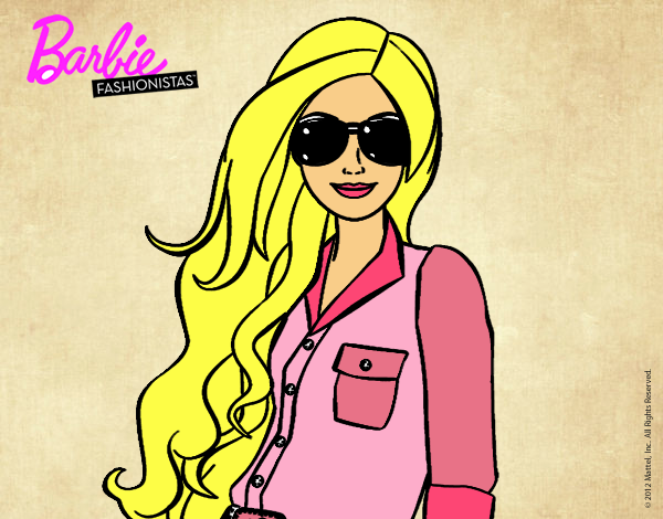 Barbie con gafas de sol