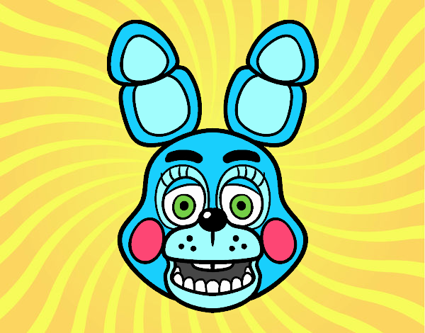 Cara de Toy Bonnie de Five Nights at Freddy's