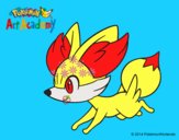 Fennekin corriendo