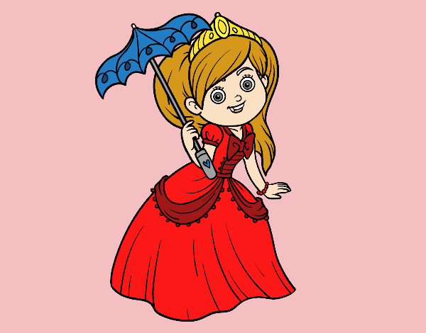 Princesa con parasol