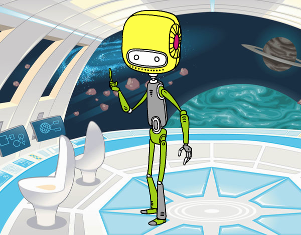 Robot delgado