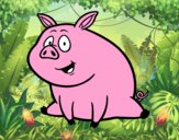 Cerdito de granja