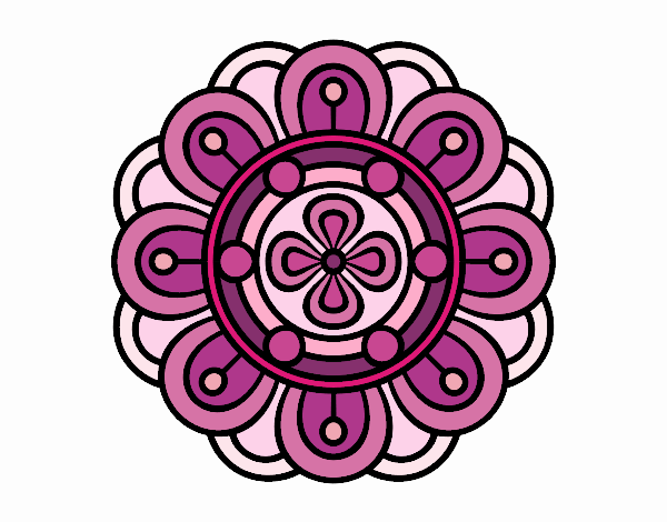 Mandala flor creativa