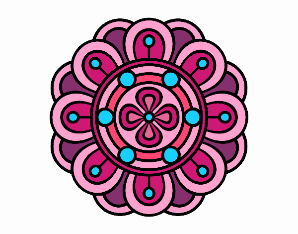 Mandala flor creativa