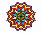 Mandala flor de girasol