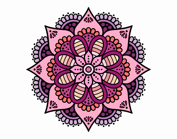 Mandala flor de primavera