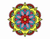 Mandala flor de primavera