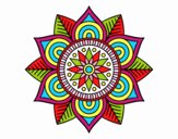 Mandala flor estelar