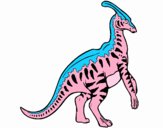 Parasaurolofus con rayas