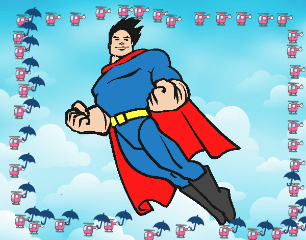 superman volando