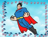 Superman volando