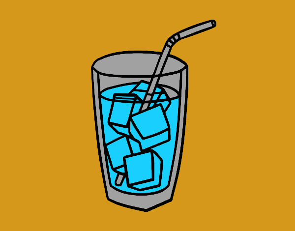 Un vaso de refresco