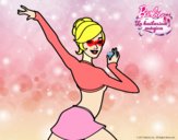 Barbie en postura de ballet