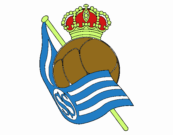 Escudo de la Real Sociedad de Fútbol