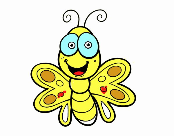 Mariposa sonriente