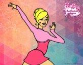 Barbie en postura de ballet