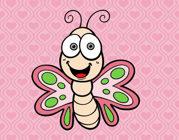 Mariposa sonriente