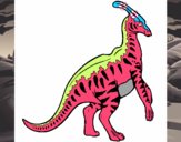 Parasaurolofus con rayas