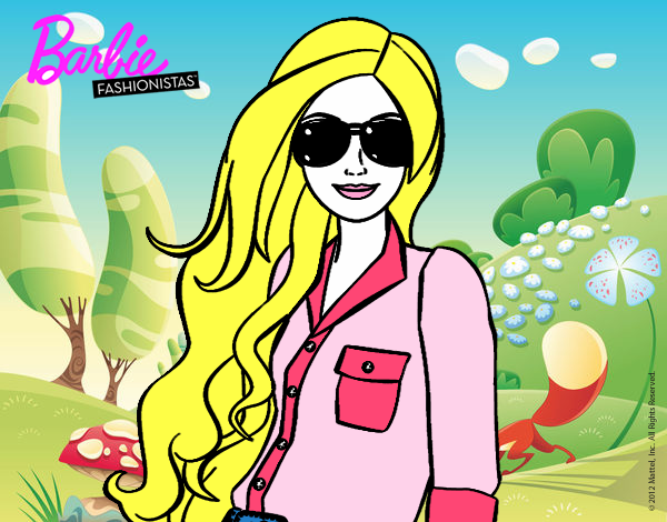 Barbie con gafas de sol