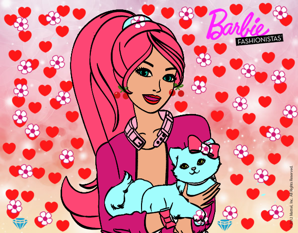 Barbie en dibujo animado hot sale