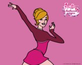 Barbie en postura de ballet